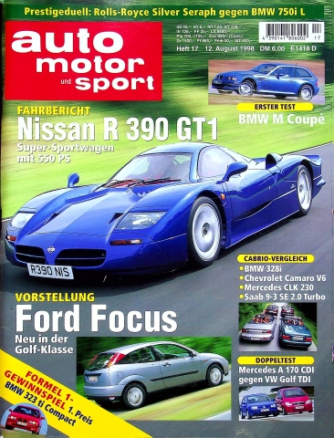 Deckblatt Auto Motor und Sport (17/1998)